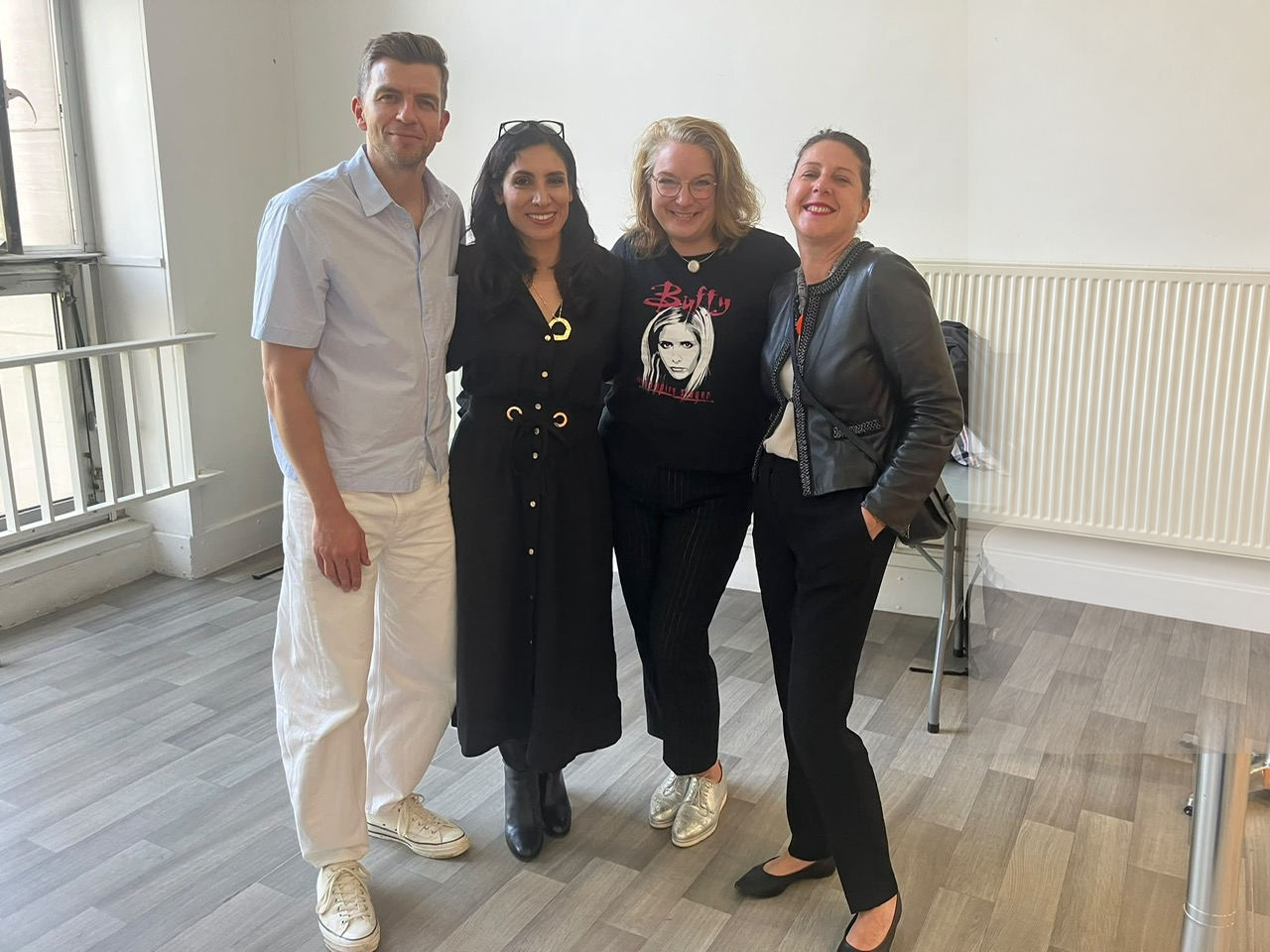 Farah Kodeih with EGOS Board members